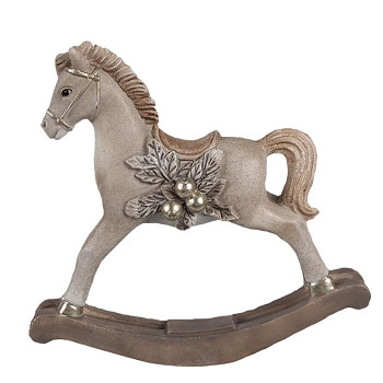 Dekorativní figurka houpacího koníka. Clayre & Eef 6PR4170