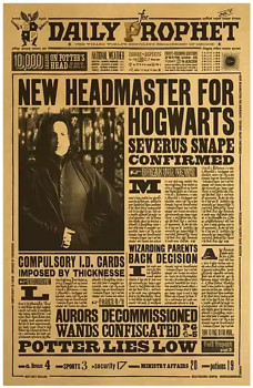 Plakát Harry Potter, Severus Snape č.409, A3 