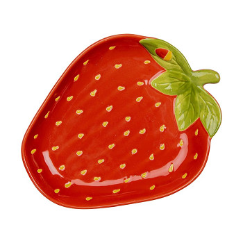 Keramická miska STRAWBERRY Clayre & Eef 6CEBO0085L